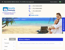 Tablet Screenshot of beneditoimoveis.com